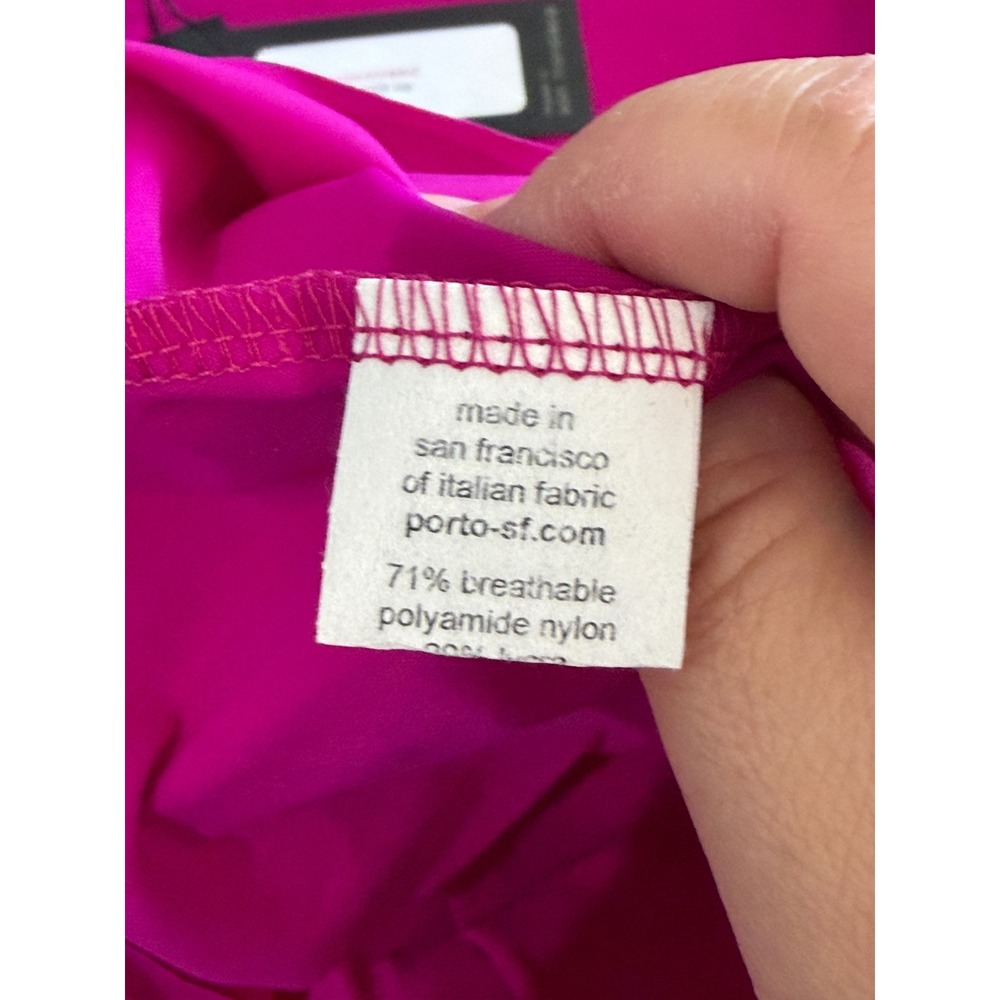 NEW Porto San Francisco Reverie Top Pink Asymmetric Avant Garde Minimalist Sz 4 - Picture 11 of 14